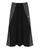 Urban Dress Optical Side Cross Flare Skirt_2 Colors