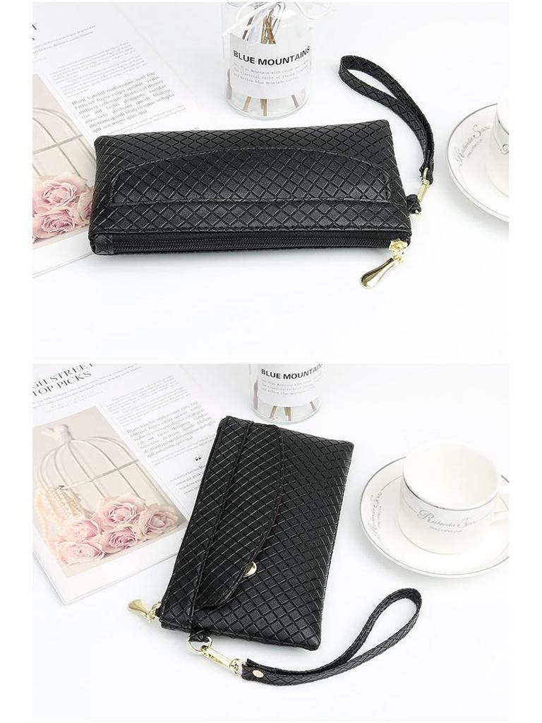 Korean Style Women's Clutch Handbag - Mini Cell Phone & Coin Purse