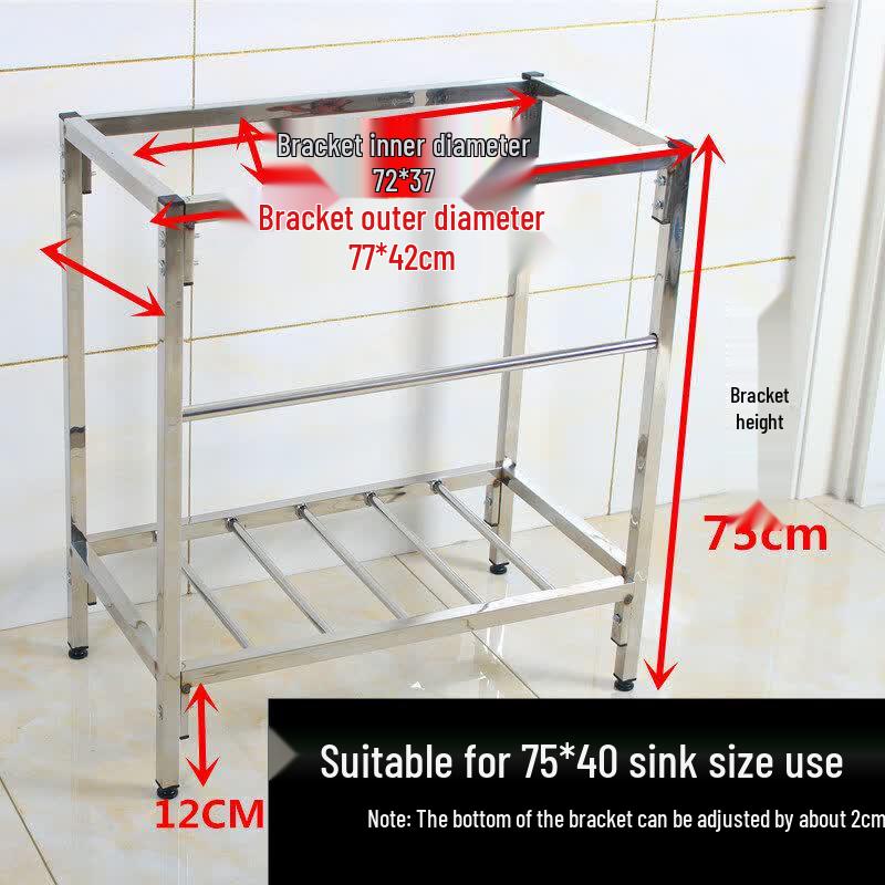 

Tai Jufu 75x40 304 Stainless Steel Floor Sink Stand