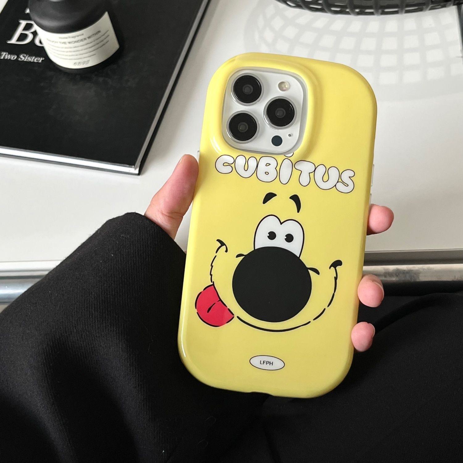 

Совместимый с Apple Tongue-Sticking Puppy для различных моделей, включая 15/14/13/12/11/PRO/PROMAX/XSMAX/XR/XS/X. 12