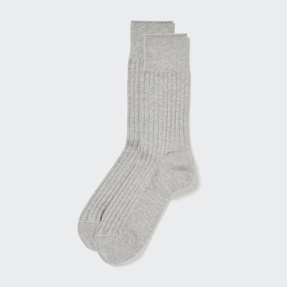 Uniqlo Japan Supima Cotton Wide Rib Socks