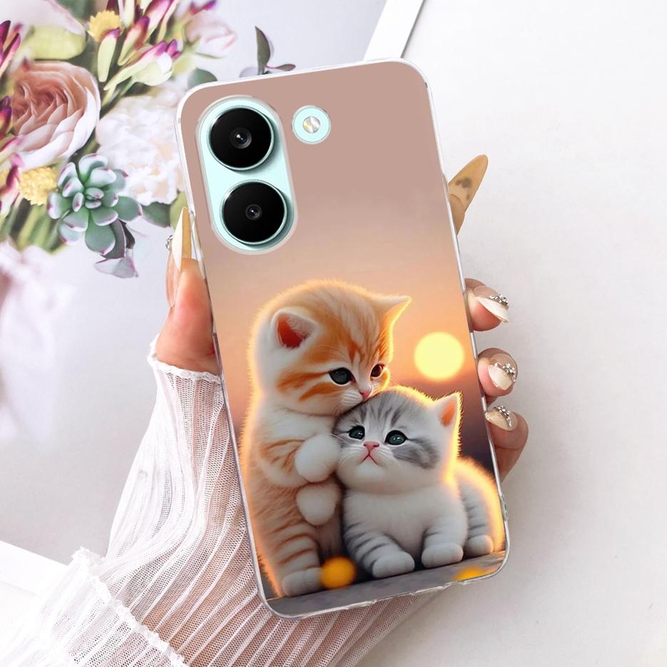 For Xiaomi Poco X8 Pro 5G Case Cute Love Heart Painted Cover Soft Slim Phone Case For Xiaomi Poco X8 Pro Max PocoX8 Pro 5G Shell