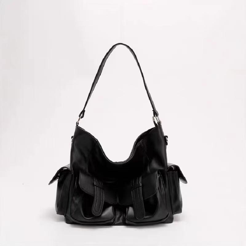 Autumn/Winter Women's Large Capacity Retro Crossbody and Shoulder Tote Bag
