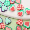 for Jewelry Making Loose Beads Creative Soft Pottery Love Mixed Beads Heart Shaped DIY Material 10pcs Decorations