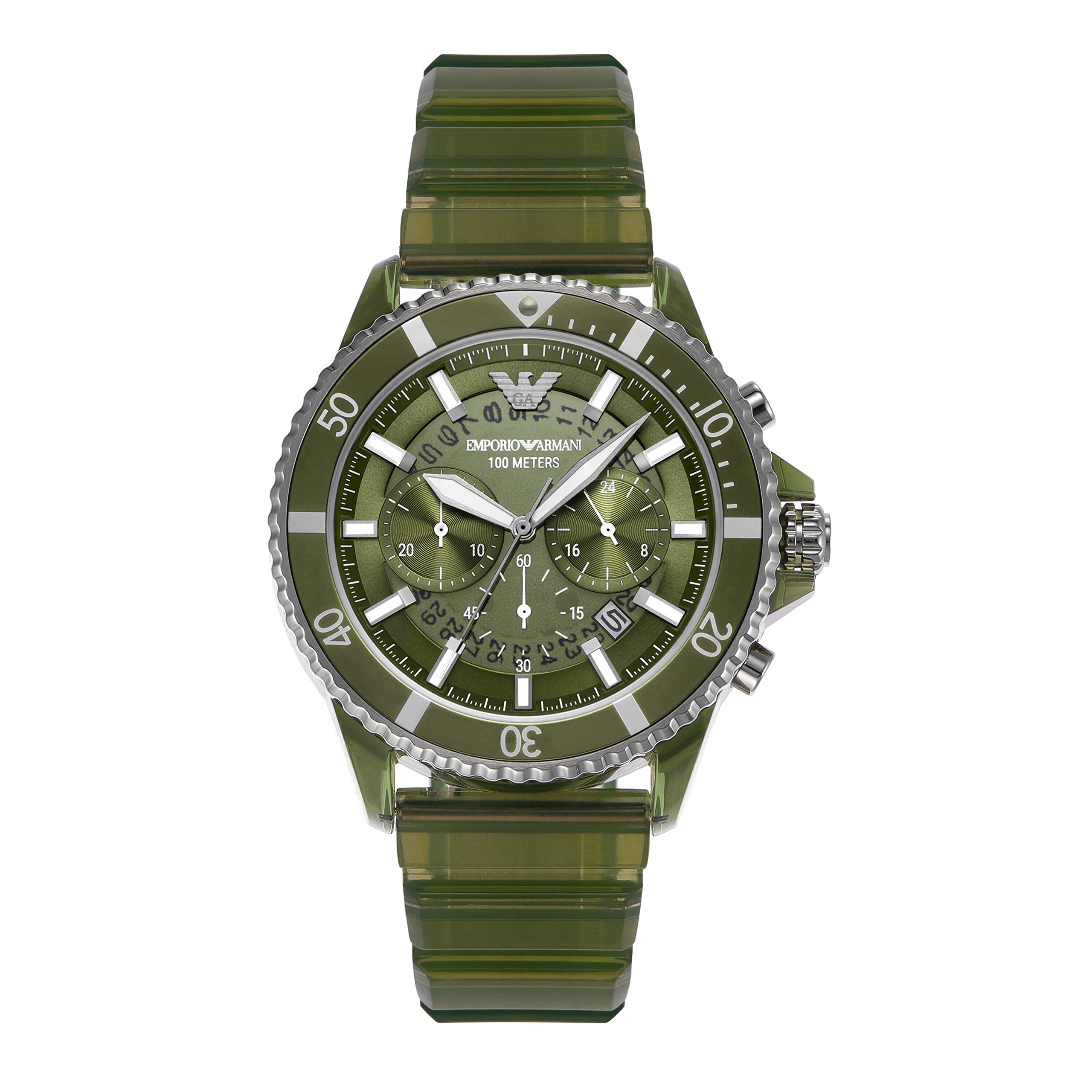 

Emporio Armani WORLD EXPLORER AR11534 Green Watch Men s зелёный
