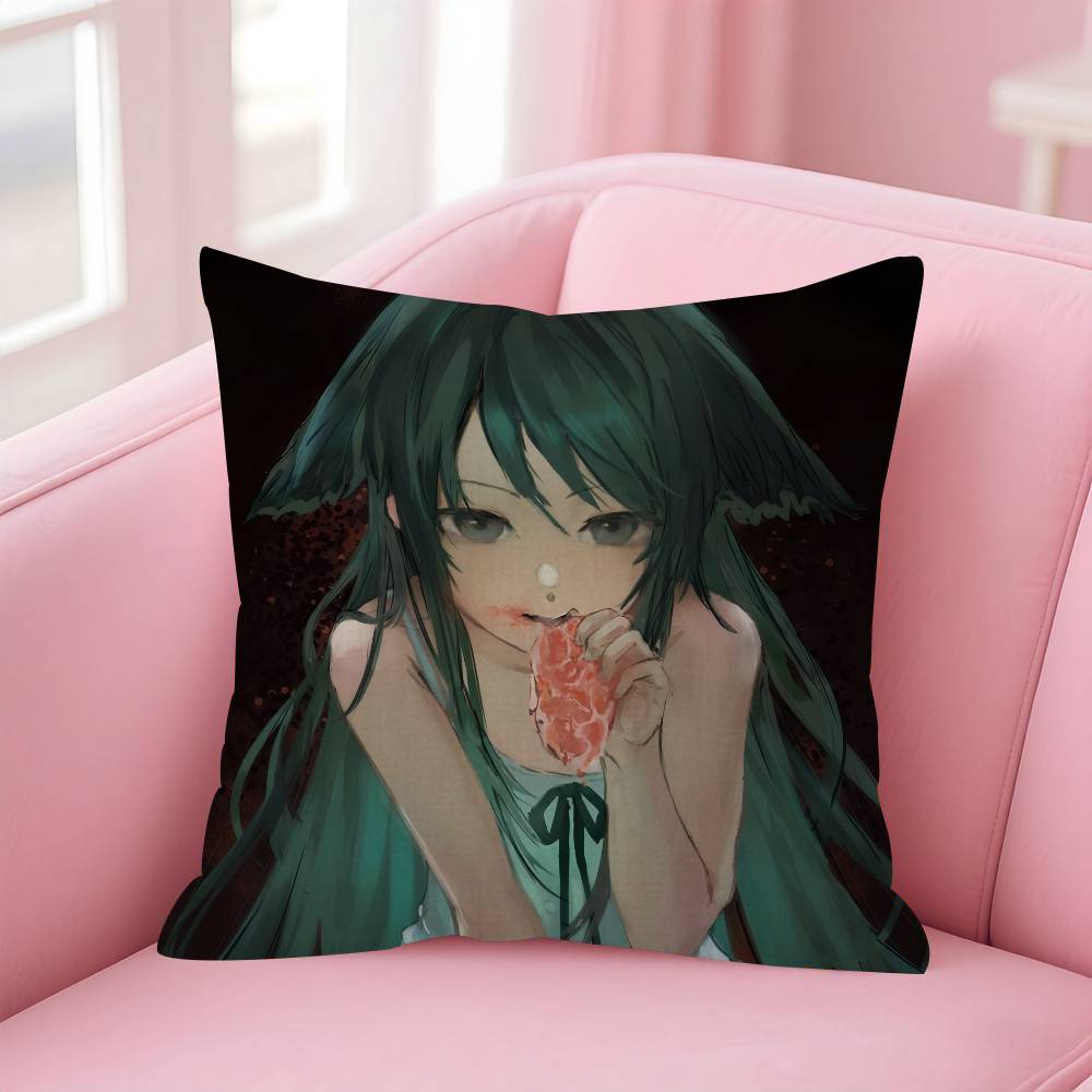 Horror Game SSaya No UUta Cushion Cover Pillowcase Upholstery Sofa Throw Pillow Home Decor Pillowcas