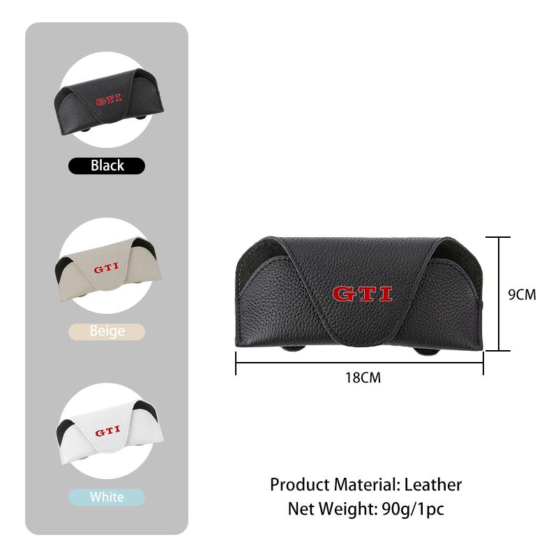 LEG1 Car Interior Sun Visor Glasses Box Sunglasses Storage Clip For Volkswagen VW Golf 4 6 7 GTI Tiguan Passat B5 B6 B7 CC Jetta MK5