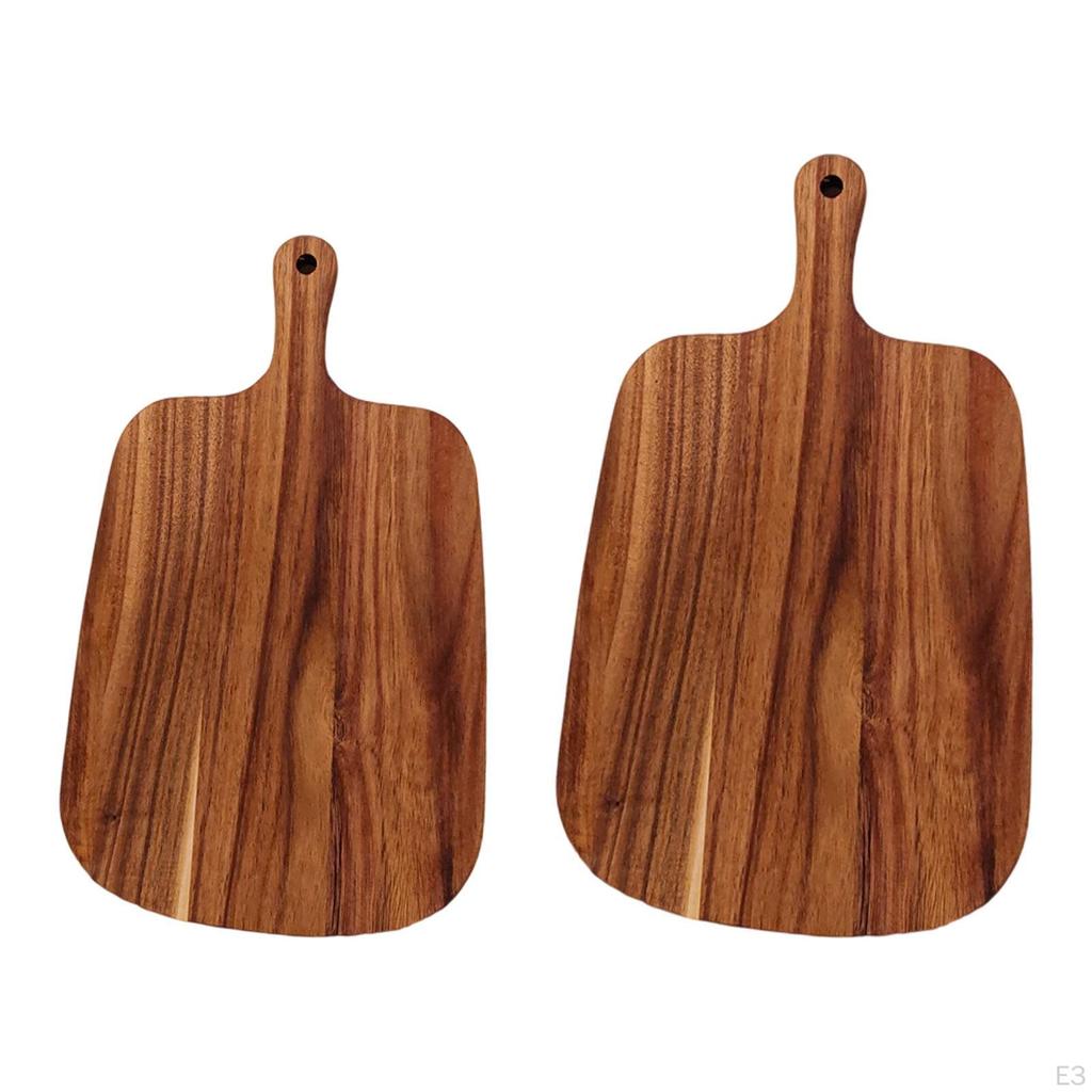 Akazienholz Schneidebrett Käse Küche Verwendung Arbeitsplatte Dekorativ mit Griff für Pizza