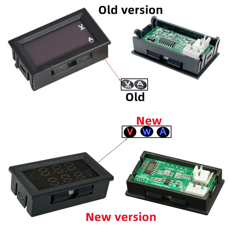 DC0-100V 10A LED Digital Voltmeter Ammeter Car Motocycle Voltage Current Meter Volt Detector Tester Monitor Panel