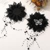 Multi Use Design Pearl Feather Hair Accessory Floral Clothing Accessory  For Dress Decor
