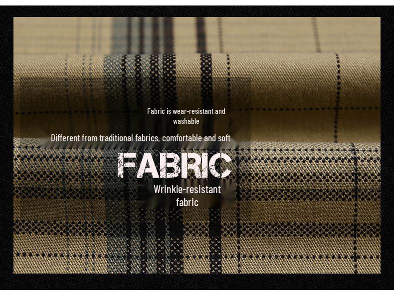 2023 Summer Men's Plus Size Cotton Short Sleeve Plaid Shirt - Loose, Casual, for Middle-Aged & Young