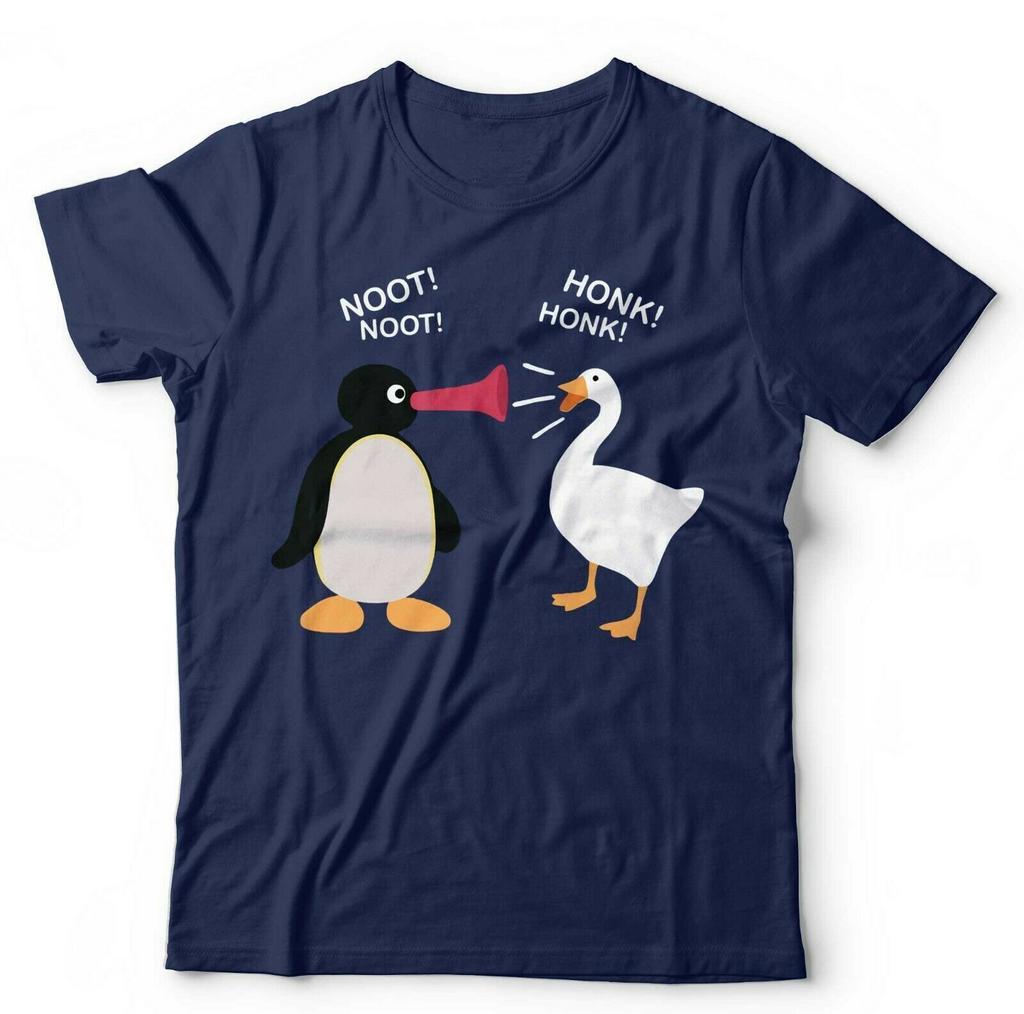 Pingu Tshirt Noot Noot Honk Honk Unisex Kids Untitled Goose Game Funny