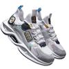 Autumn new men's shoes lace-up breathable fly-woven running shoes blade casual sports shoes men's running shoes