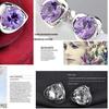 Lively Heart 925 Sterling Silver Korean Retro Fashion Earrings