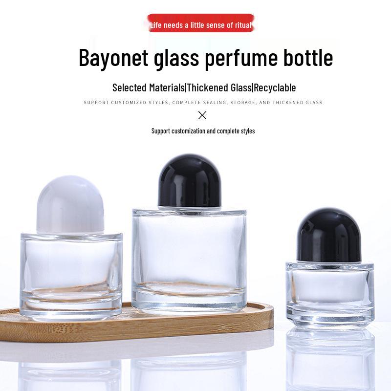 30ml Round Aromatherapy Glass Spray Bottle – Fashionable & Portable 30ml Transparent Glass