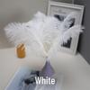 White Ostrich Feathers 15-80cm for Lighting, Wedding Aisle Decor, Photo Props, and Vase Ornaments