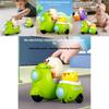 Plastic Toddler Car Toy Set With Inertial Tricycle And Cute Rabbit Chicken Design For Early Learning