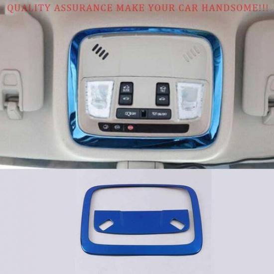 For Buick Regal 2018-2020 Blue Titanium Roof Front Reading Light Cover Trim 2PCS