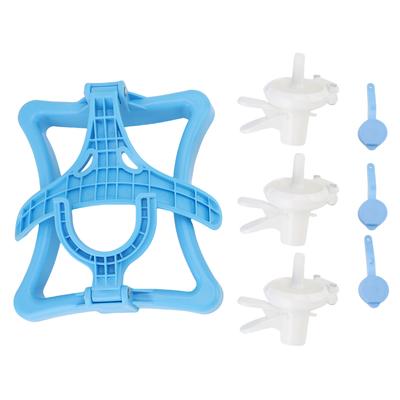 Water Bottle Stand Foldable Water Bottle Holder with Dispenser Valves for 5 Gallon Water Barrel