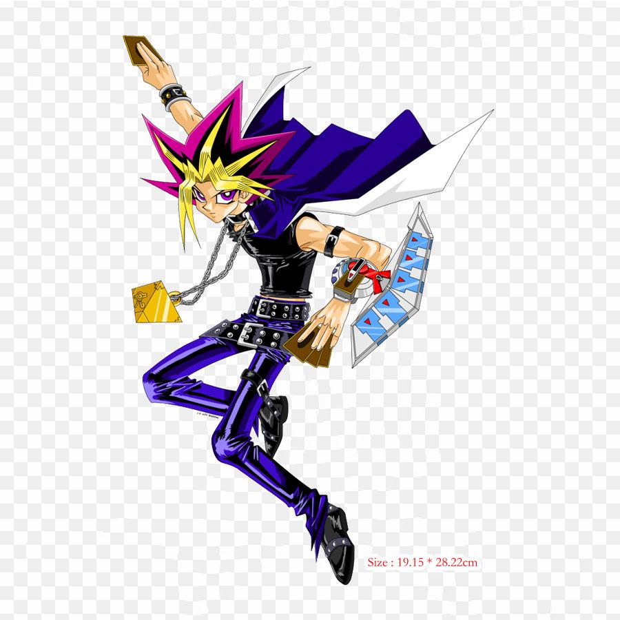 Yugi Mutou Art Iron On Patches For Clothing Applique Stickers On Clothes Heat-Sensitive Custom Patch