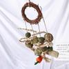 Grinding Natural Guinea Pigs Bunny Cage Accessories Molar Rattan Ring Buuny Chew Toy Rabbit Treats
