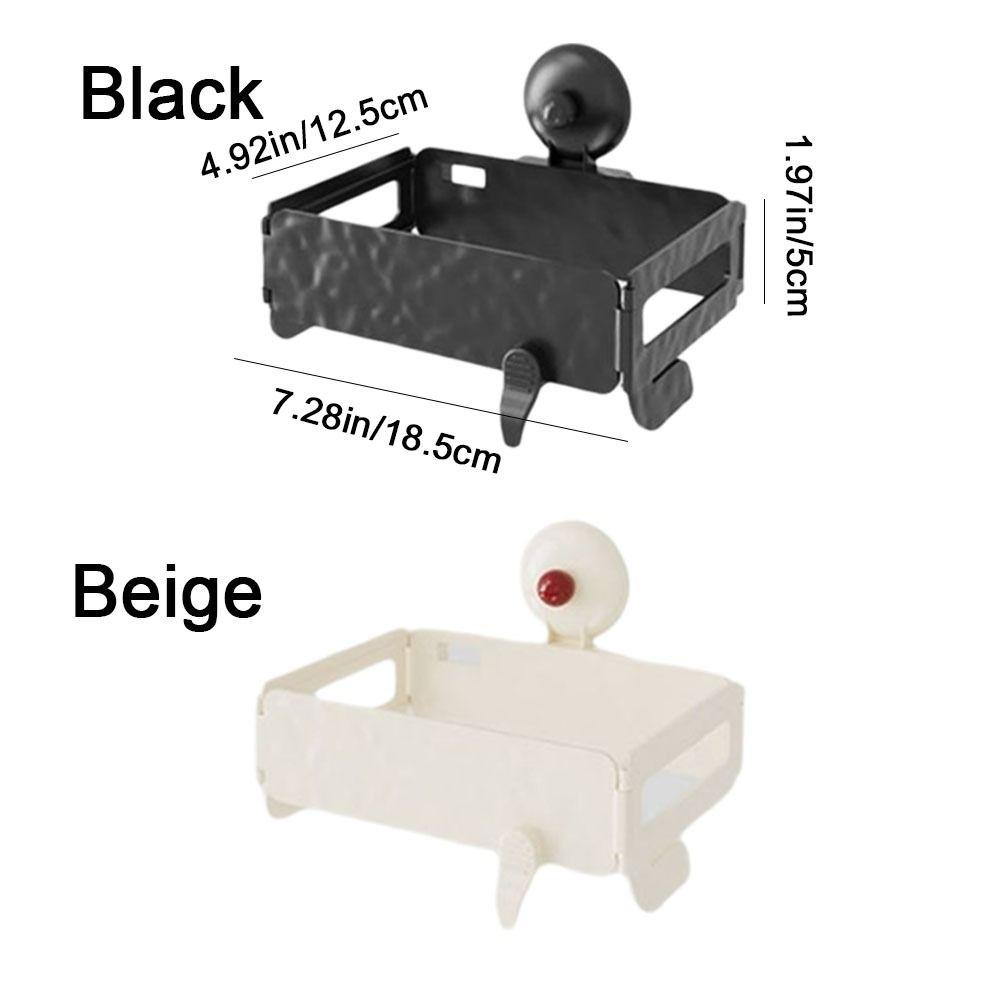 Hanging Suction Cup Trash Bag Holder Foldable Rubbish Storage Holder  Cabinet