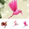 Realistic Simulation Feather Birds Cartoon Christmas Tree Hummingbird Pendant  Garden