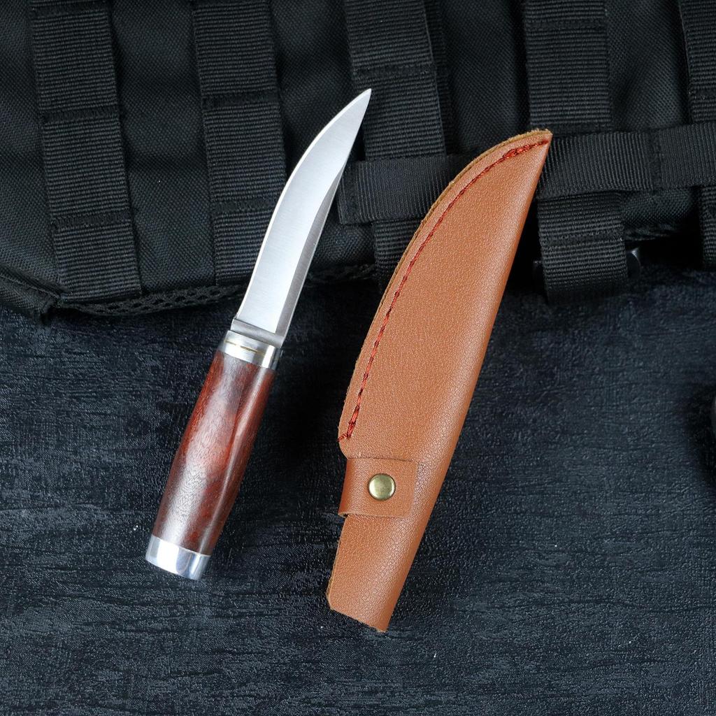 Stainless Steel Kitchen with Artificial Leather Cover, Chef Knives, A Knife for Cleaning Vegetables, Meat, Fruits, Knife, Tool for Cooking