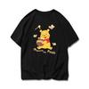 Cartoon Winnie The Pooh Cotton Tshirt Cartoon Piggy Comfortable Skinfriendly Breathable and Trend Short Sleeve Tshirt