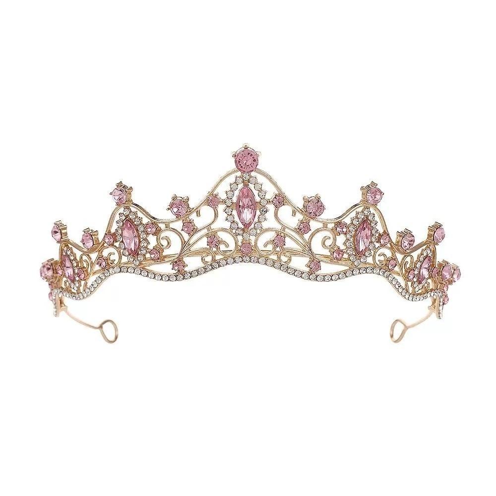 Sparkling Bridal Crown Luxury Queen Princess Tiara Hair Ornaments Crystal Crown  Wedding