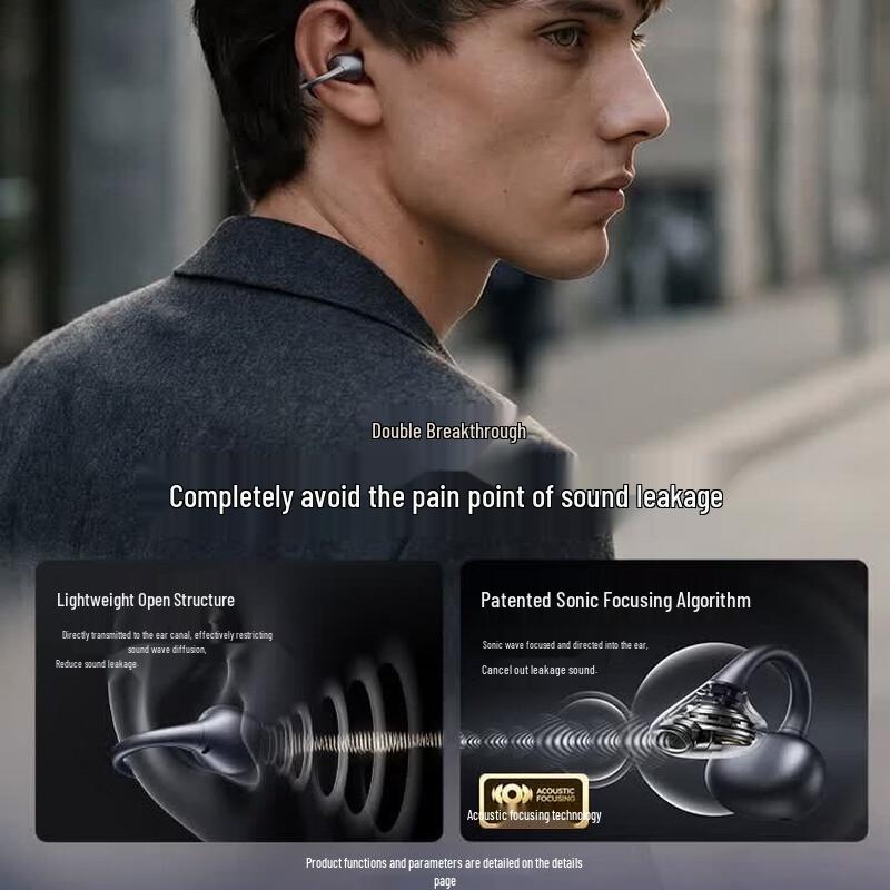 SANAG ANC Clip-on AI Translation Bluetooth Earbuds