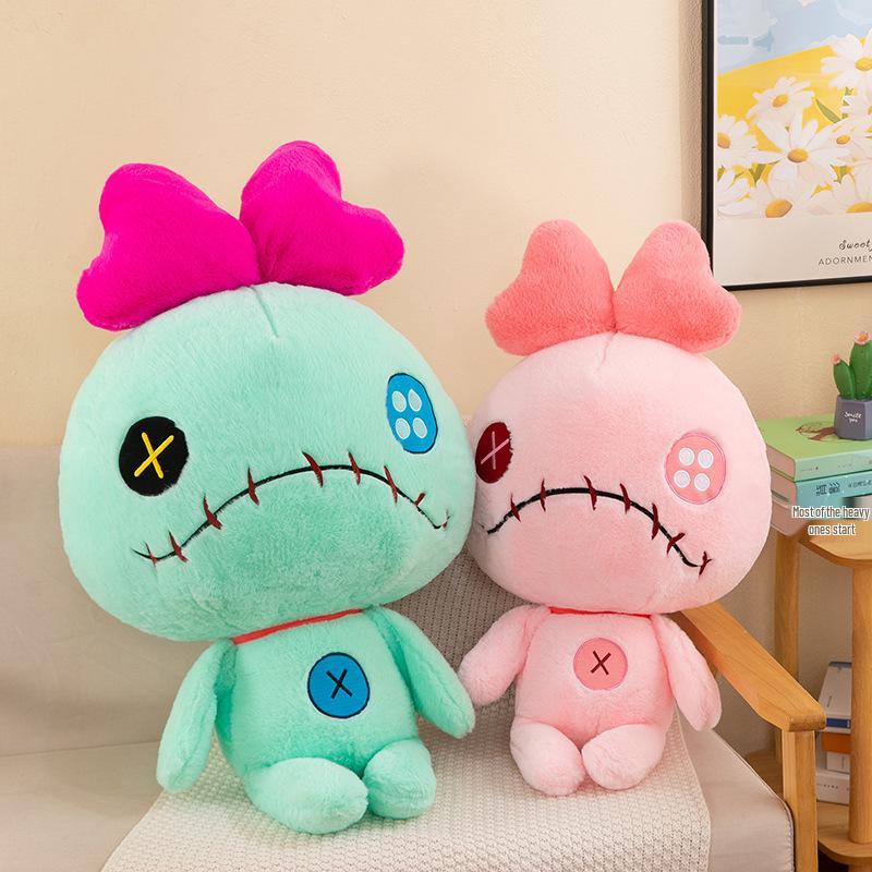 Stitch Good Friend Little Gold Plush Toy - Comforting Doll for Girls