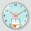 Creative Silent Decorative Cartoon Wall Clock for Living Room, Bedroom, or Children's Room - Hole-Free Design