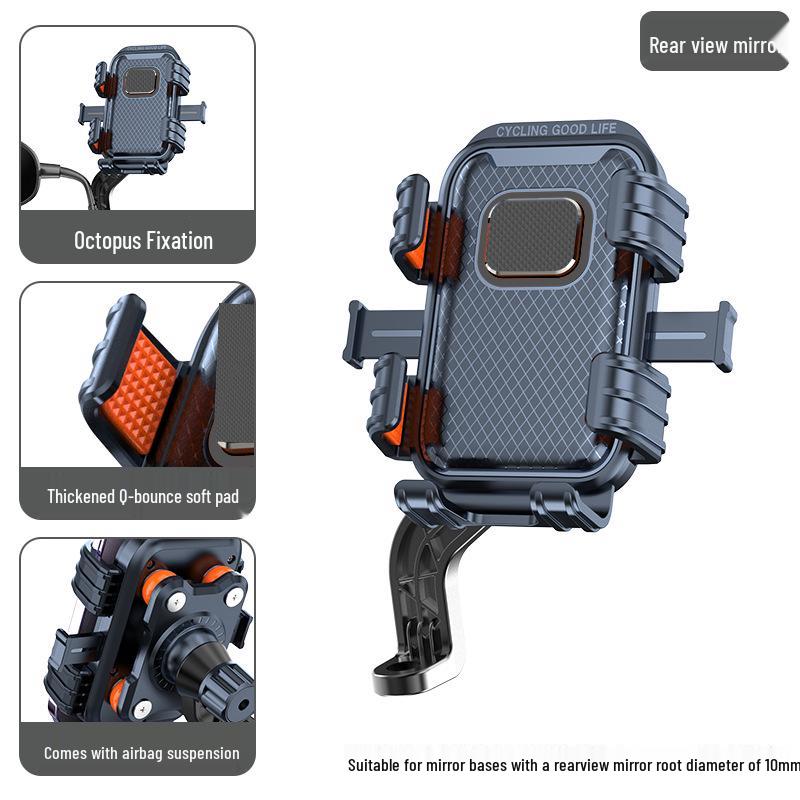 Universal Shockproof Electric Vehicle & Bike Phone Mount for Riders