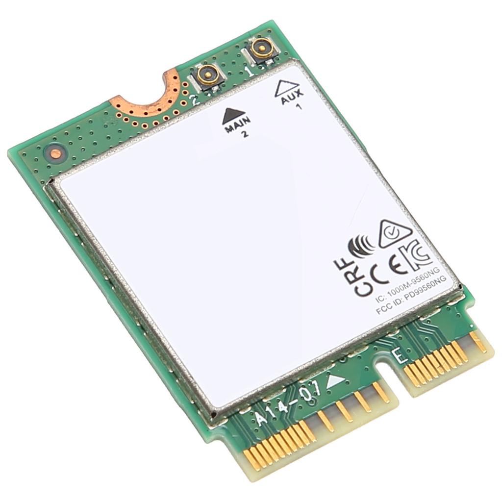 Netzwerkkartenmodul 1550i 9560NGW Dualband 1,73 Gbit/s Drahtlos BT5.0 M.2 NGFF WLAN-Karte für Windows10 Laptop