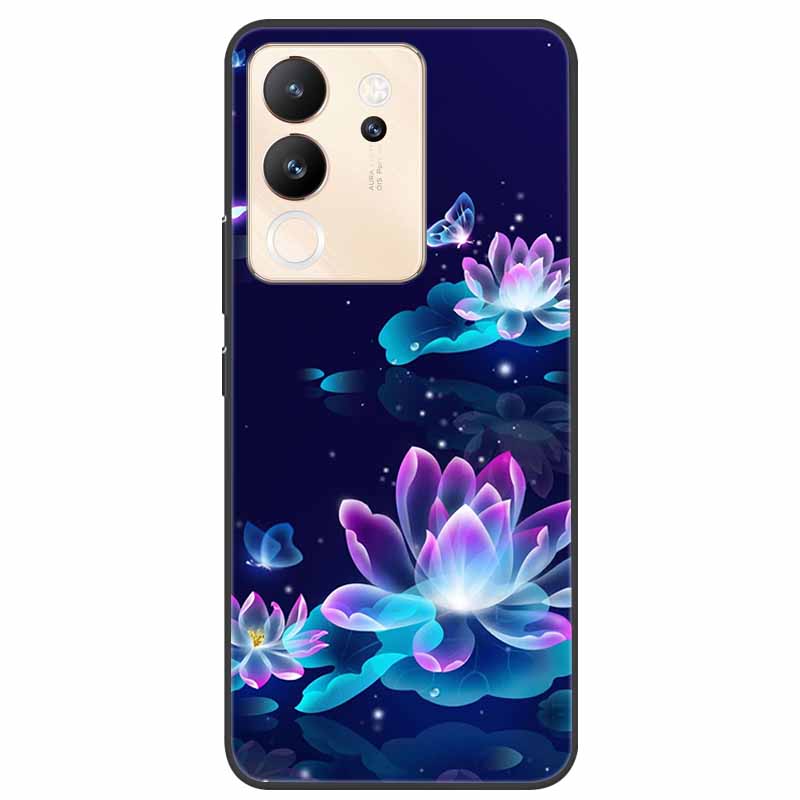 For Vivo V30 Lite Case 6.67'' Silicone Painted Soft TPU Protective Cover for Vivo V 30 Lite 5G Phone Cases V30Lite V2314 Cartoon