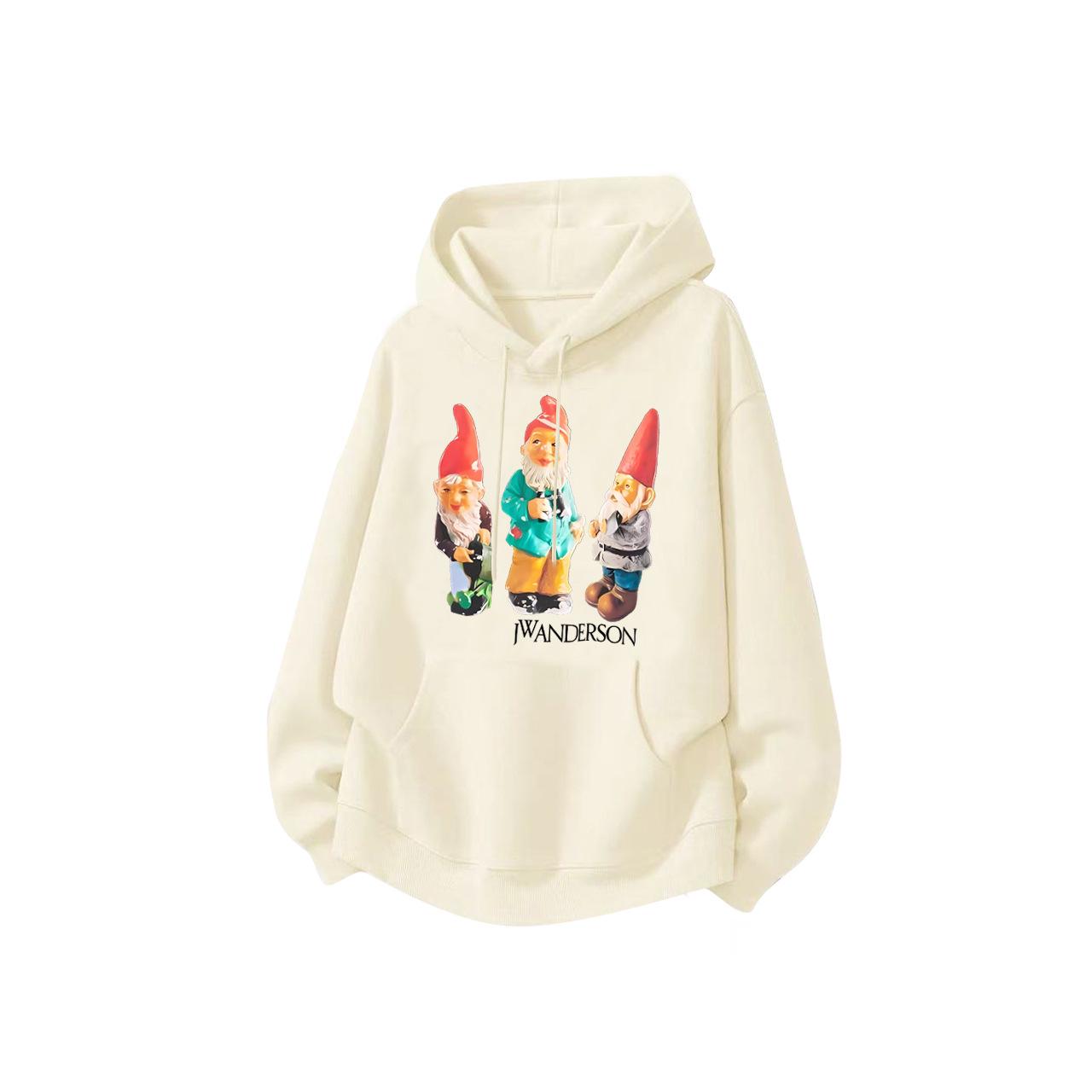 

Unisex Printed Velvet Hoodie - Korean Casual Winter Essential 4XL