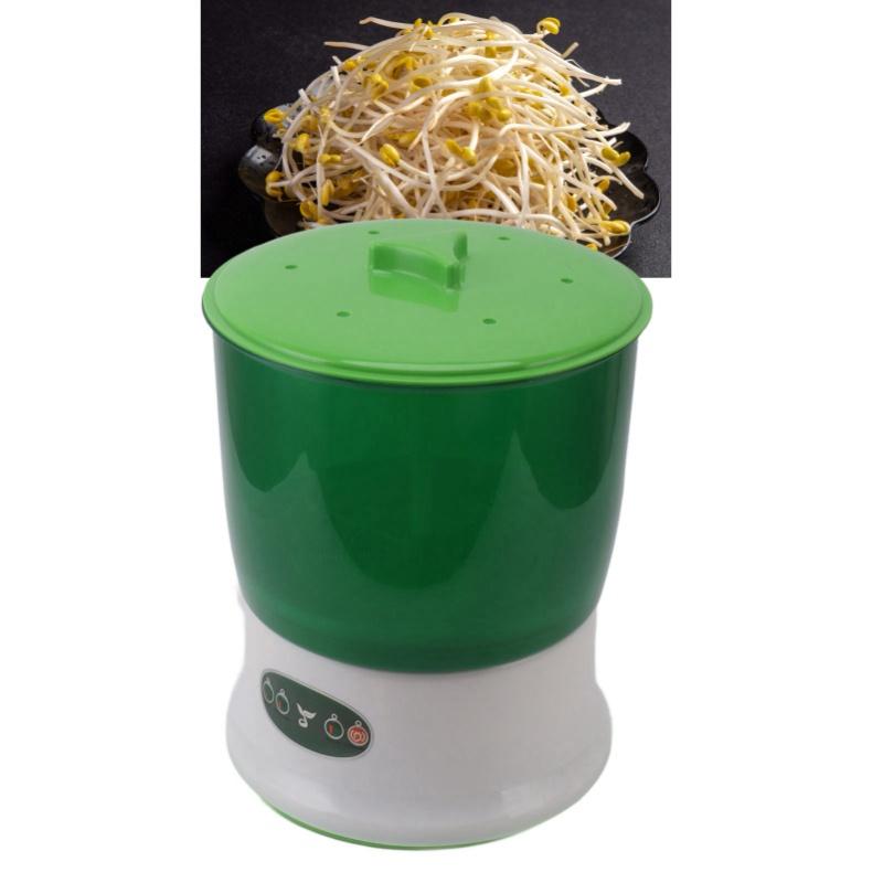 Bean Sprout Maker Intelligent Full Automatic 2 Layer Seed Sprouter Germination Machine For Home EU Plug 220V