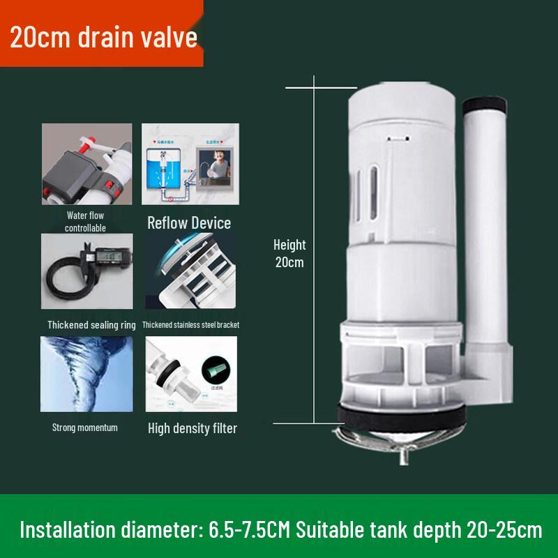 Toilet Tank Flush & Fill Valve Components