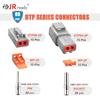 JRready ST6285 Deutsch DTP Connector Kit Size 12 Waterproof 25 Amp - 10 Sets 2 Pin Connector Kit with 20 Pairs 16-12 AWG Solid Contacts Male and
