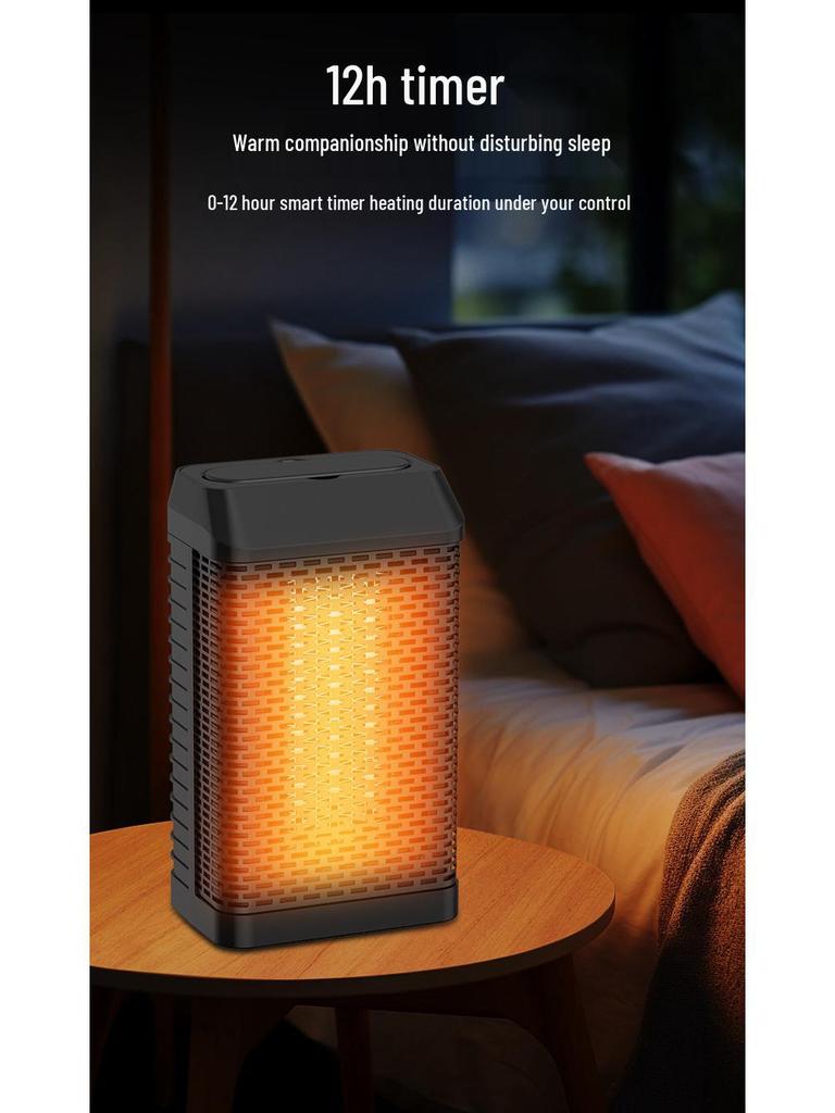 Compact PTC Desktop Heater: Quick-Heating, Intelligent Oscillation, New In Stock