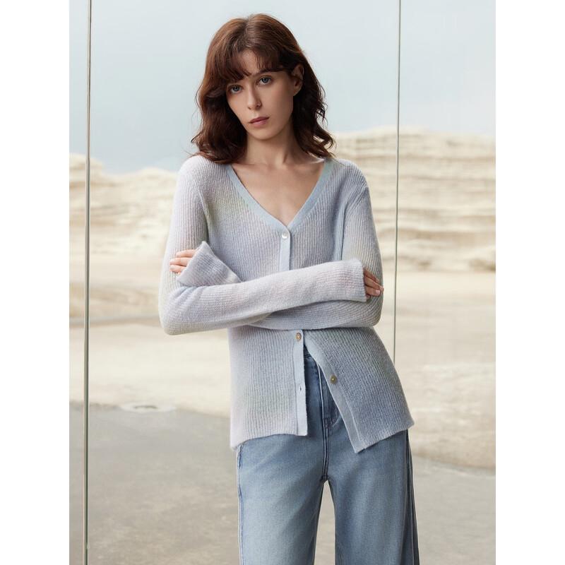 ELLE French Gradient Knit Cardigan