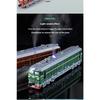 1/32 Diecast Nostalgic Steam Green Leather Train Toy Can Be Sprayed Alloy Train Children's Toy Kids Gift Birthday Present for Boys