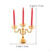 1/12 Dollhouse Candle Holder Doll House Candlestick Ornament Cute Miniature Model for Cabinet Table