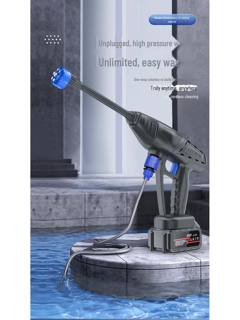 High-Voltage Portable Wireless Car Spray Gun