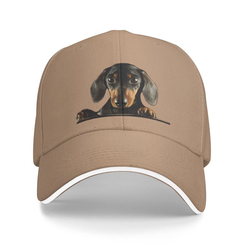 Casquette de Baseball personnalisée pour chien teckel, Hip Hop pour femmes, unisexe, réglable, animaux de compagnie, chapeau de papa, été