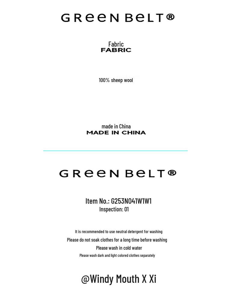 GREEN BELT Women's 100% Wool Slim Fit Embroidered Round Neck Cardigan