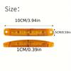 10pcs White/Red/Blue/Yellow/Green 9 LED Side Marker Indicators Clearance Lights Tail Rear Turn Bus Boat Truck Bus 12v DC