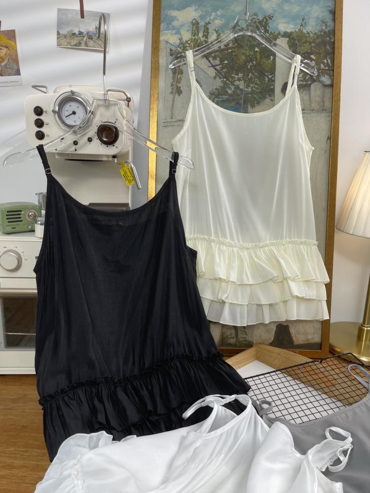 New Summer Women's Pure Desire Style Sweet Camisole Tank Top - Girly and Spicy Sleeveless Top 5179