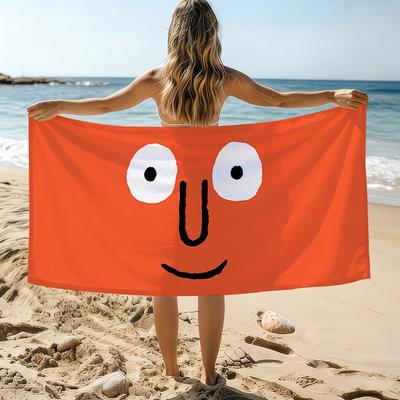 Art J-Jean J-Jullien Cute Towel Beach Towel Oversized Quick Dry Towel Absorbent Soft Swim BeachTowels for Men Women